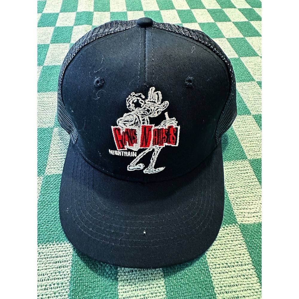 Guns N' Roses Hat Men Snap Back Nightrain 2023 Adjust Trucker Exclusive Cap